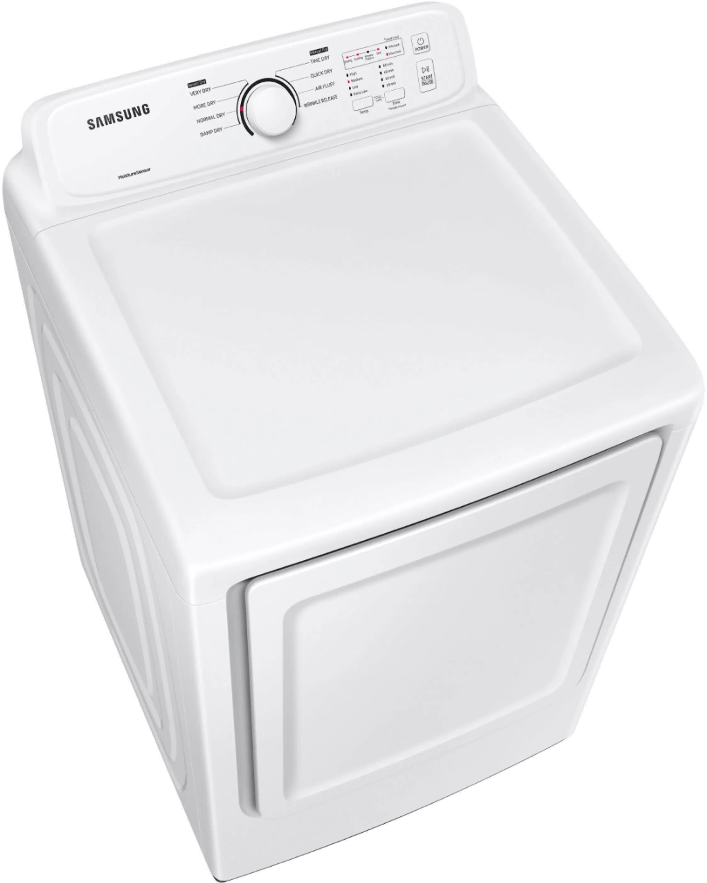 DVE41A3000W Samsung Electric Dryer with Sensor Dry - 7.2 cu. ft. White-4