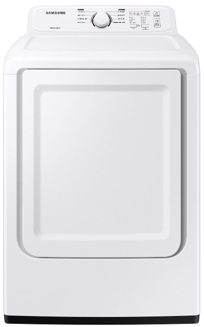 DVG41A3000W Samsung Gas Dryer with Sensor Dry and 8 Drying Cycles - 7.2 cu. ft. White