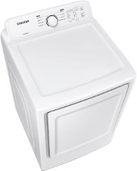 DVG41A3000W Samsung Gas Dryer with Sensor Dry and 8 Drying Cycles - 7.2 cu. ft. White-4