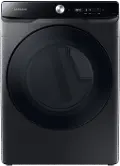 DVE50A8600V Samsung Smart Dial Electric Dryer with Super Speed Dry in Brushed Black