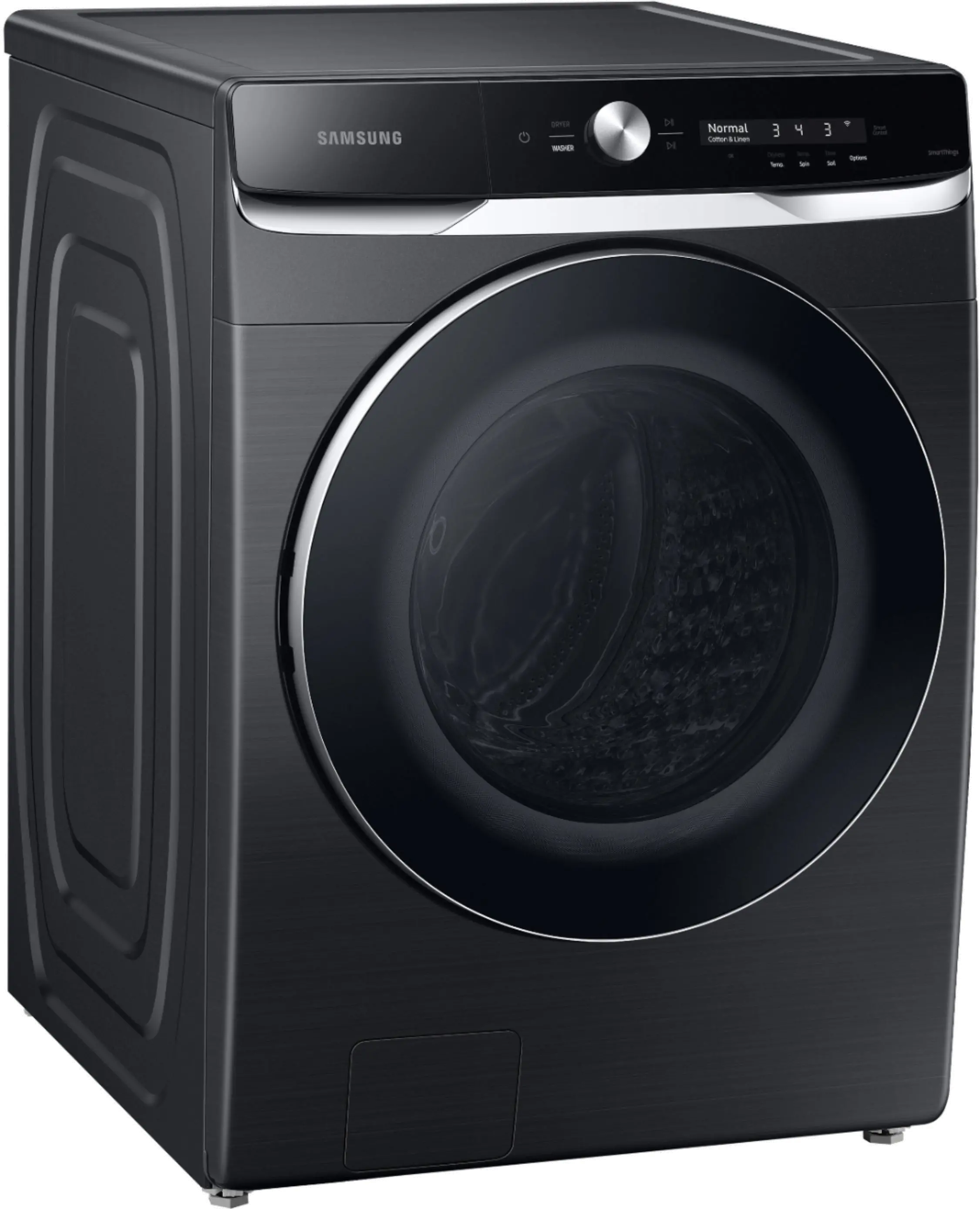 WF50A8800AV Samsung Extra-Large Capacity Smart Dial Front Load Washer with OptiWash - Brushed Black 5.0 cu. ft.-3