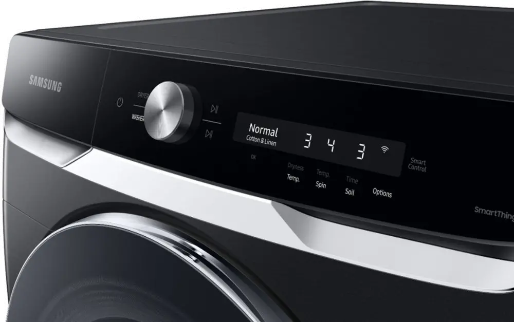 WF50A8800AV Samsung Extra-Large Capacity Smart Dial Front Load Washer with OptiWash - Brushed Black 5.0 cu. ft.-5