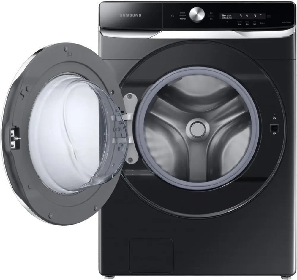 WF50A8800AV Samsung Extra-Large Capacity Smart Dial Front Load Washer with OptiWash - Brushed Black 5.0 cu. ft.-6