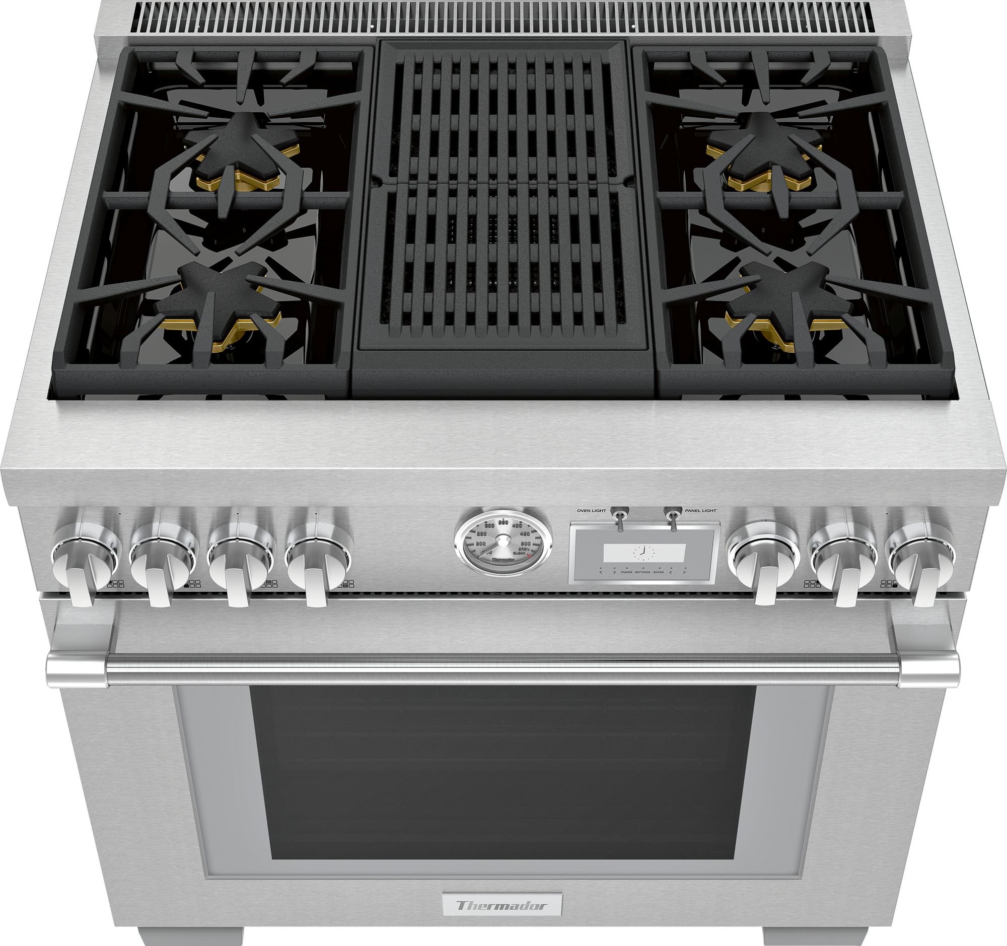 PRG364WLG Thermador 30 Inch Pro Grand Convection Gas Range - 5.7 cu. ft., Stainless Steel-7