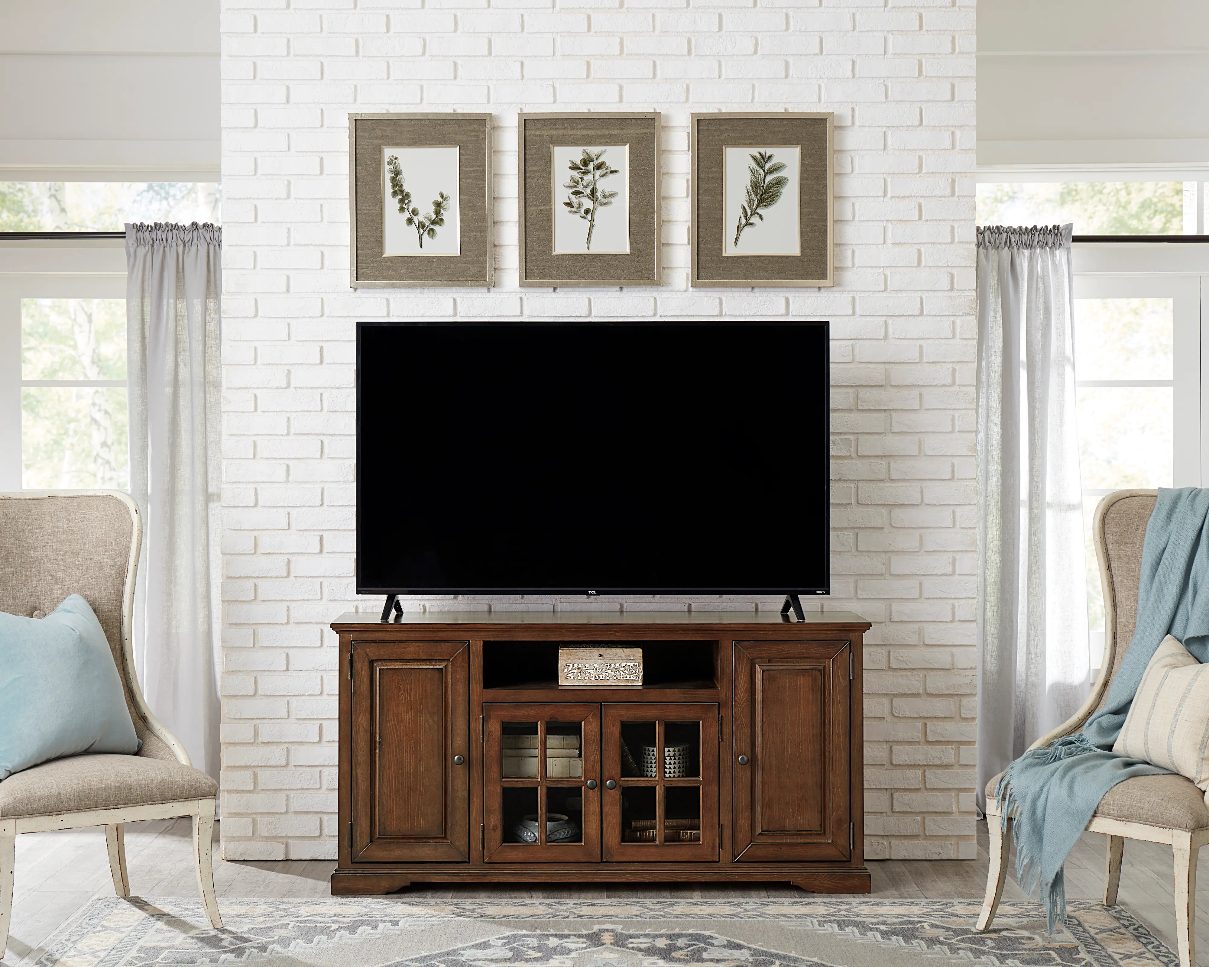 Hamilton Cherry 64 TV Stand-2