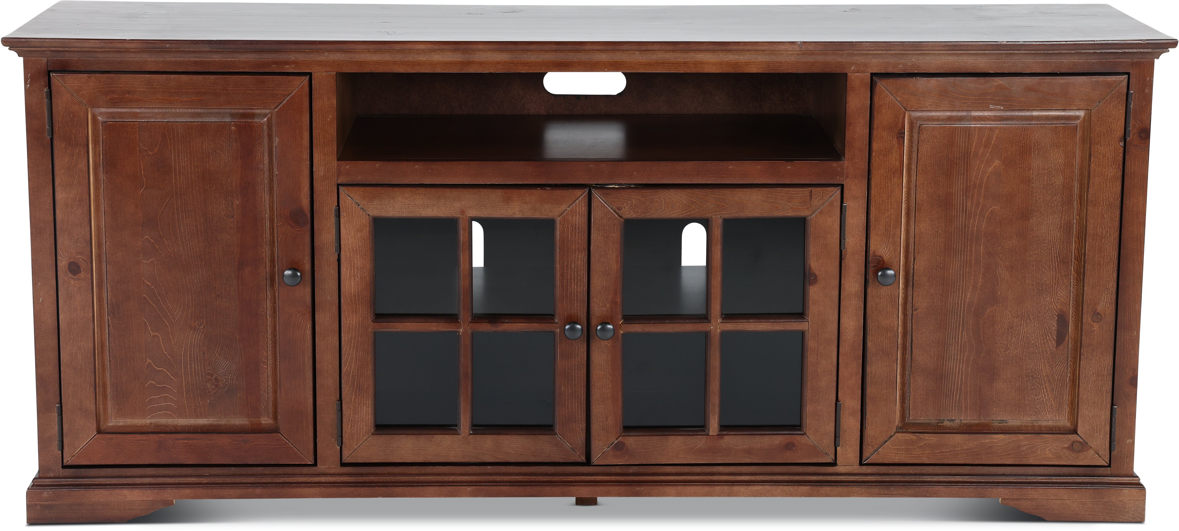 74 Inch Cherry TV Stand - Hamilton-1