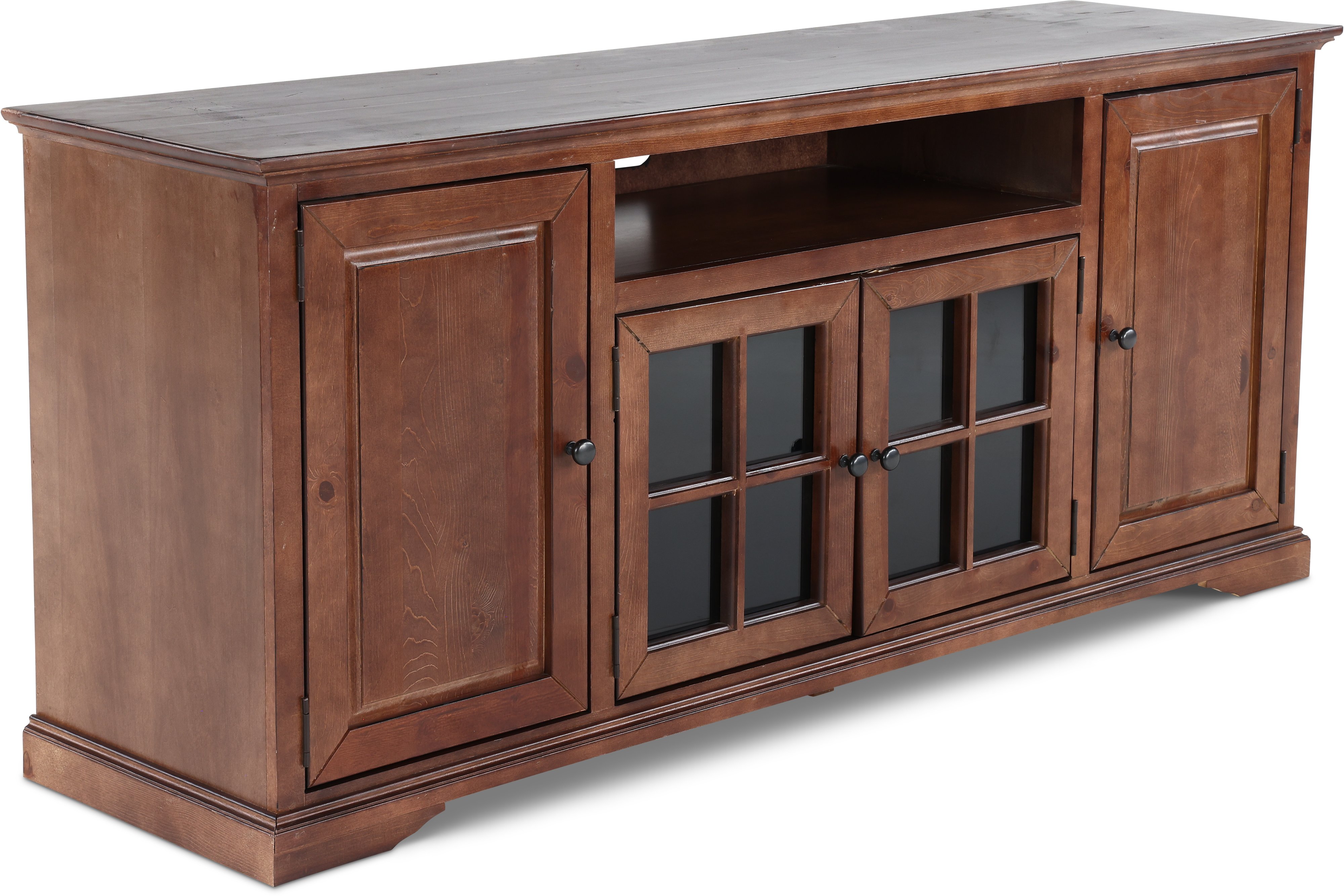 74 Inch Cherry TV Stand - Hamilton-3