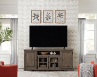 74 Gray TV Stand - Hamilton-2
