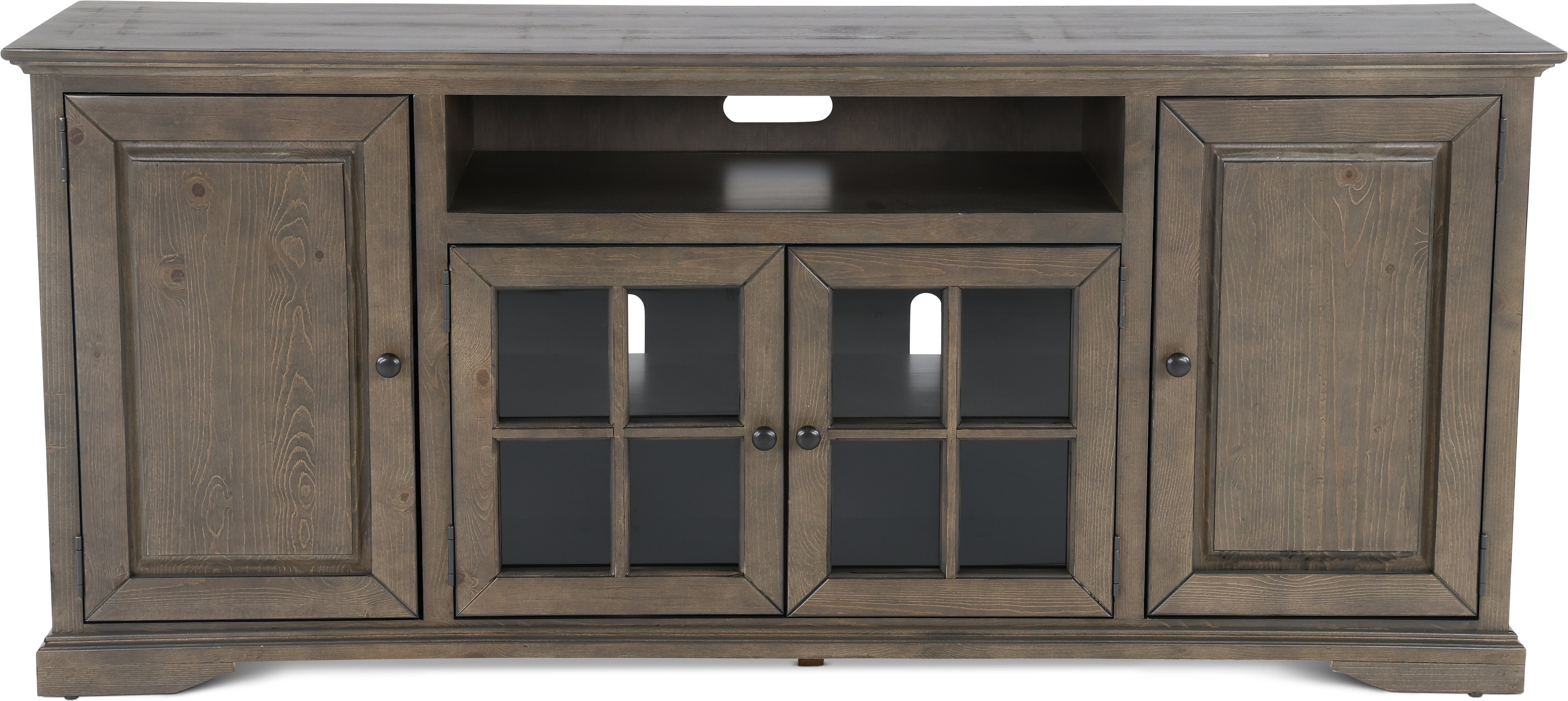 Hamilton 74 Gray TV Stand-1