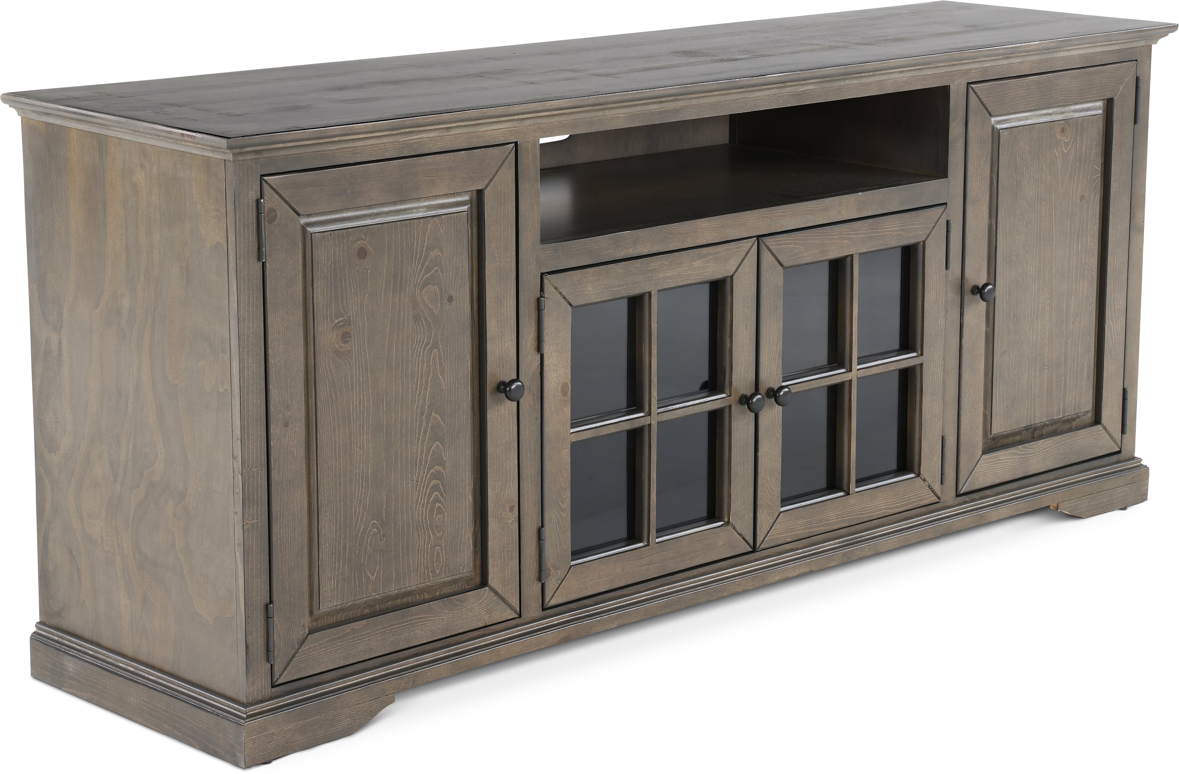 Hamilton 74 Gray TV Stand-3