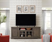 82 Inch Gray TV Stand -Hamilton-2