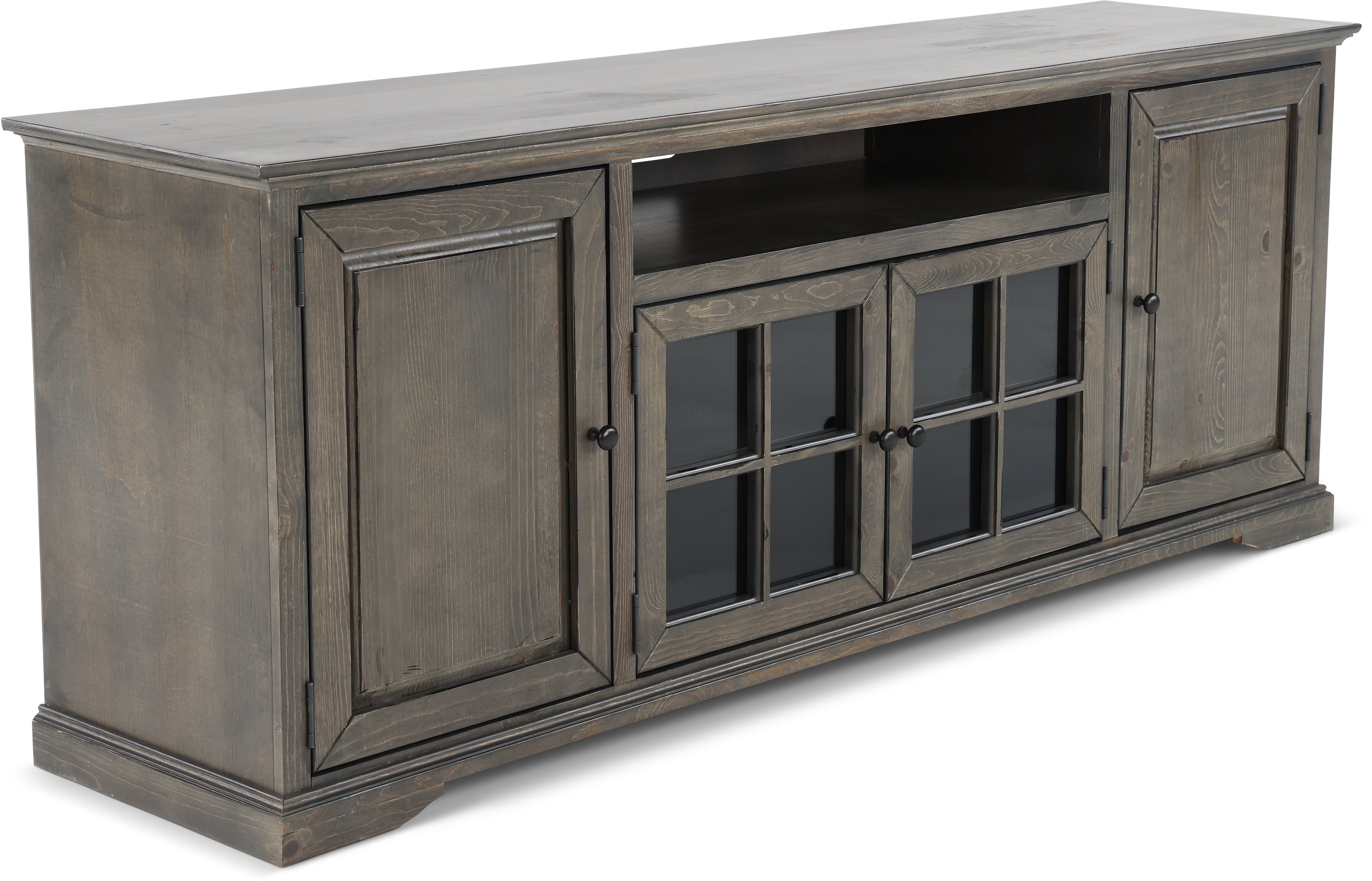 Hamilton 82 Inch Gray TV Stand-3