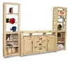 Clearance Phoenix White 3 Piece Entertainment Center