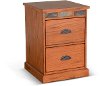 Rustic File Cabinet with Slate Inlay - Sedona
