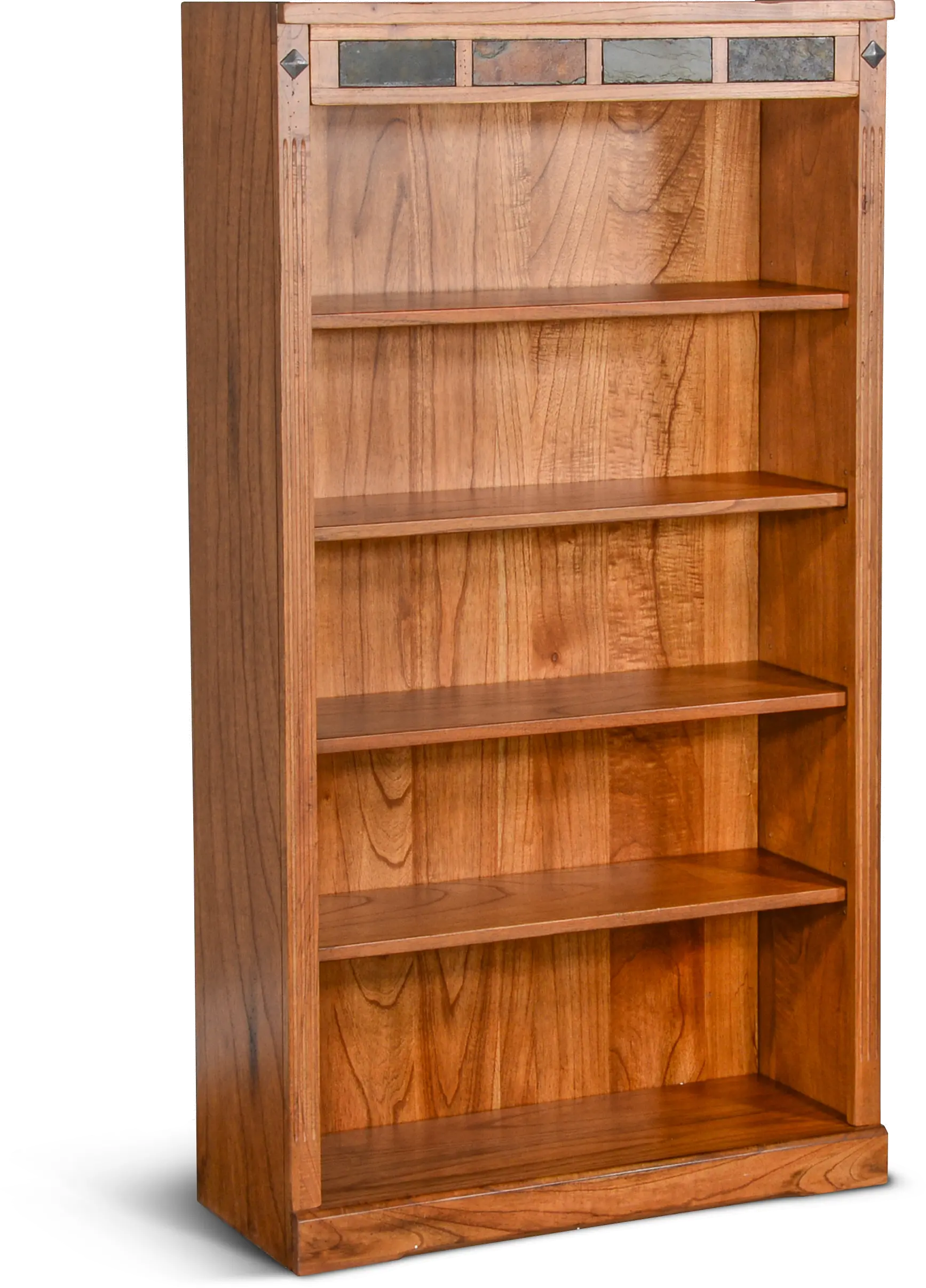 Sedona Medium Brown 60 Bookcase-1