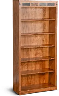 Sedona Medium Brown 72 Bookcase