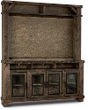 Medium Brown Farmhouse 78 Inch Entertainment Wall