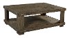 Rustic Brown Coffee Table - Sawyer