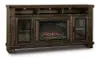 Sawyer Maple Brown 78 Inch Fireplace TV Stand