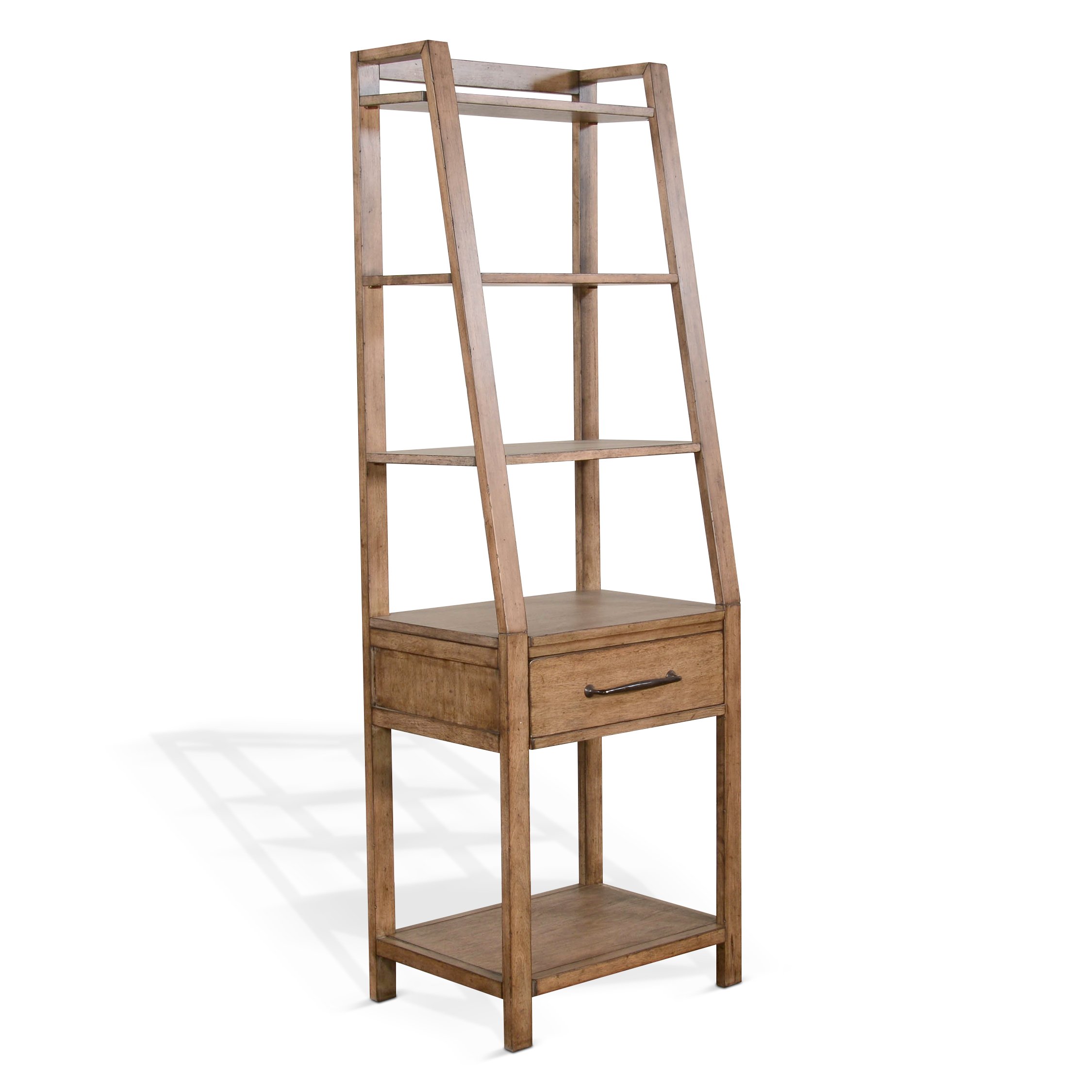 Doe Valley Light Brown Rustic Pier with Drawer-3