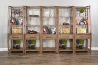 Light Brown Rustic Pier with Drawer - Doe Valley-2