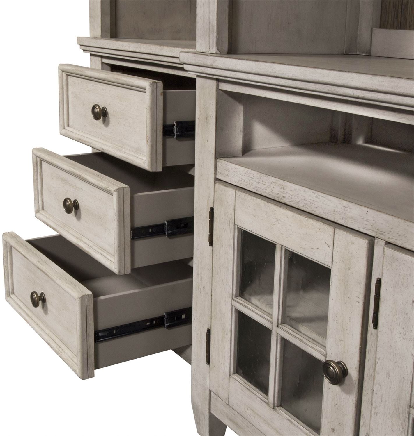 Heartland Country Chic Entertainment Wall Center-7