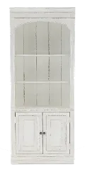 244-HO201 Magnolia Manor Antique White Bookcase