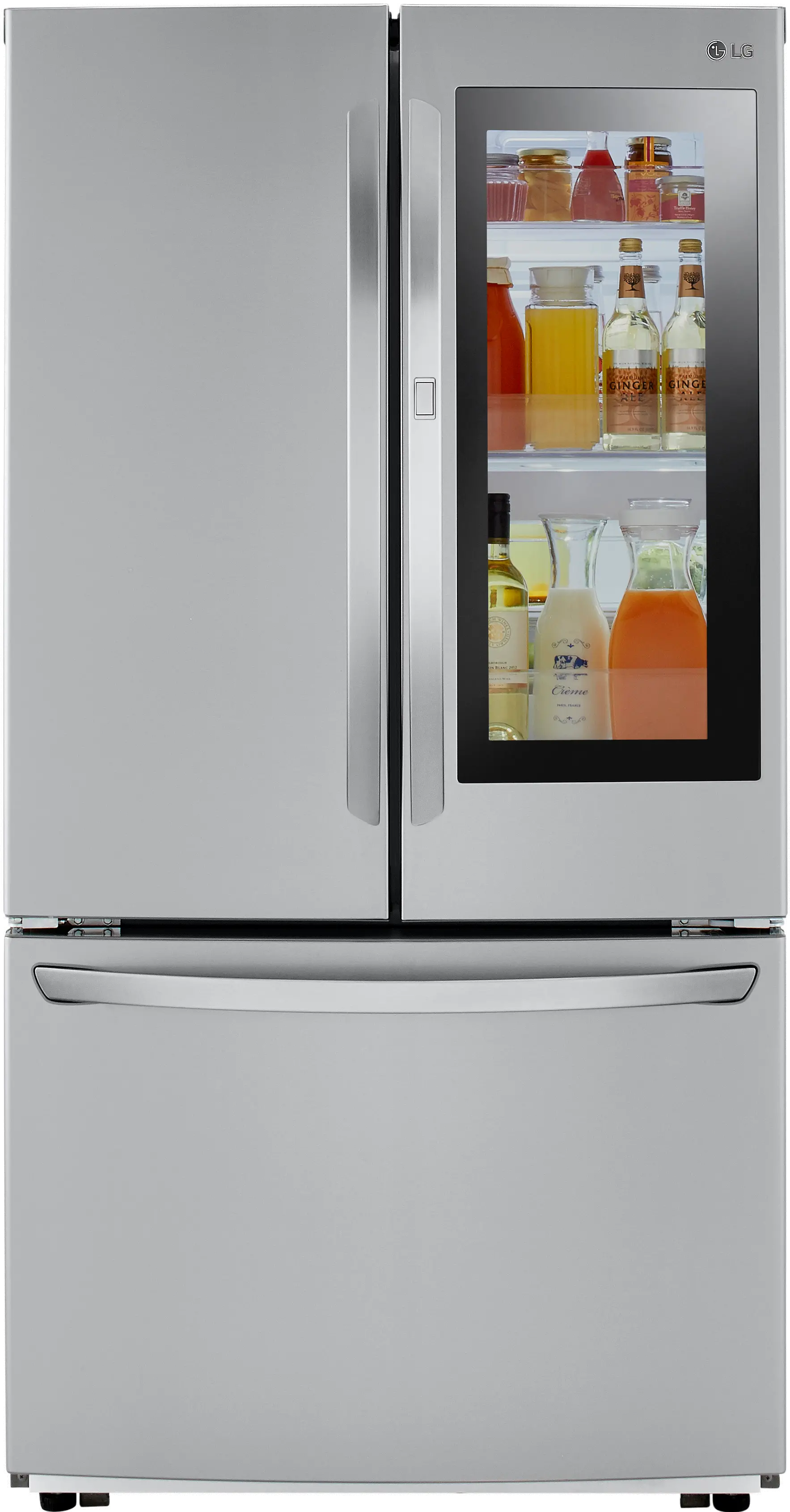 LFCC23596S LG 22.6 cu ft French Door Refrigerator - Counter Depth Stainless Steel-2
