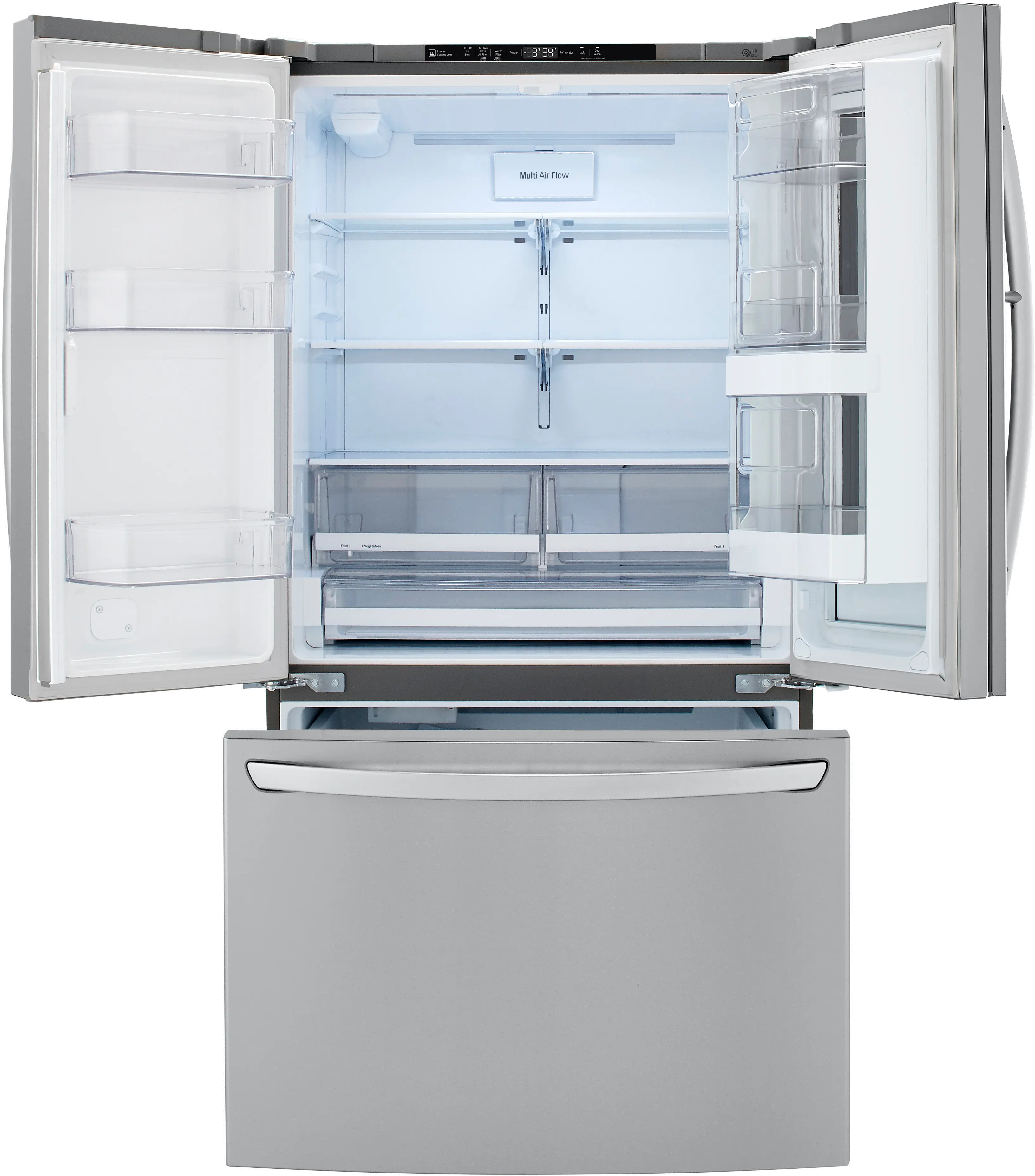 LFCC23596S LG 22.6 cu ft French Door Refrigerator - Counter Depth Stainless Steel-5