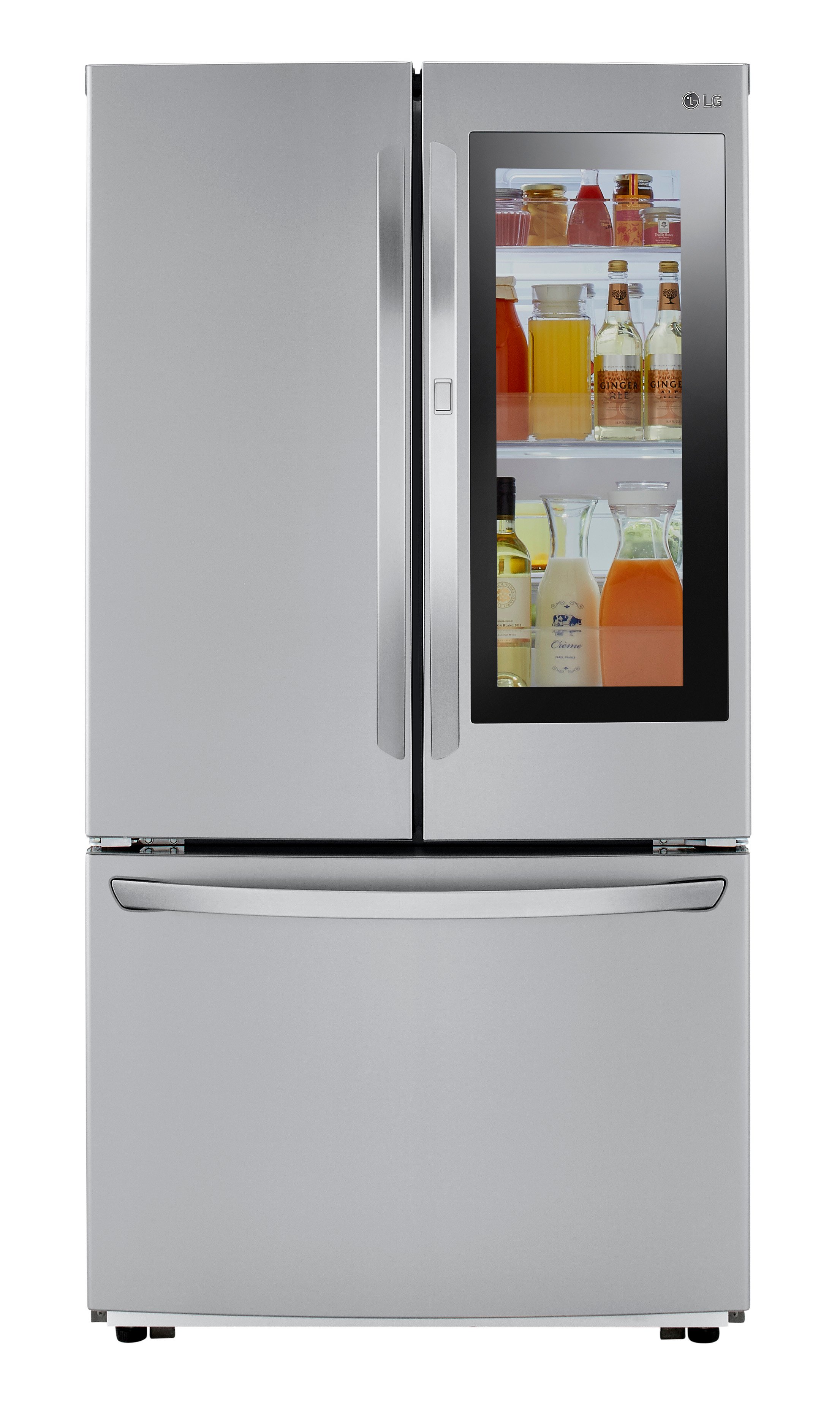 LFCC23596S LG 22.6 cu ft French Door Refrigerator with Door-in-Door Access - 36 W Stainless Steel-2