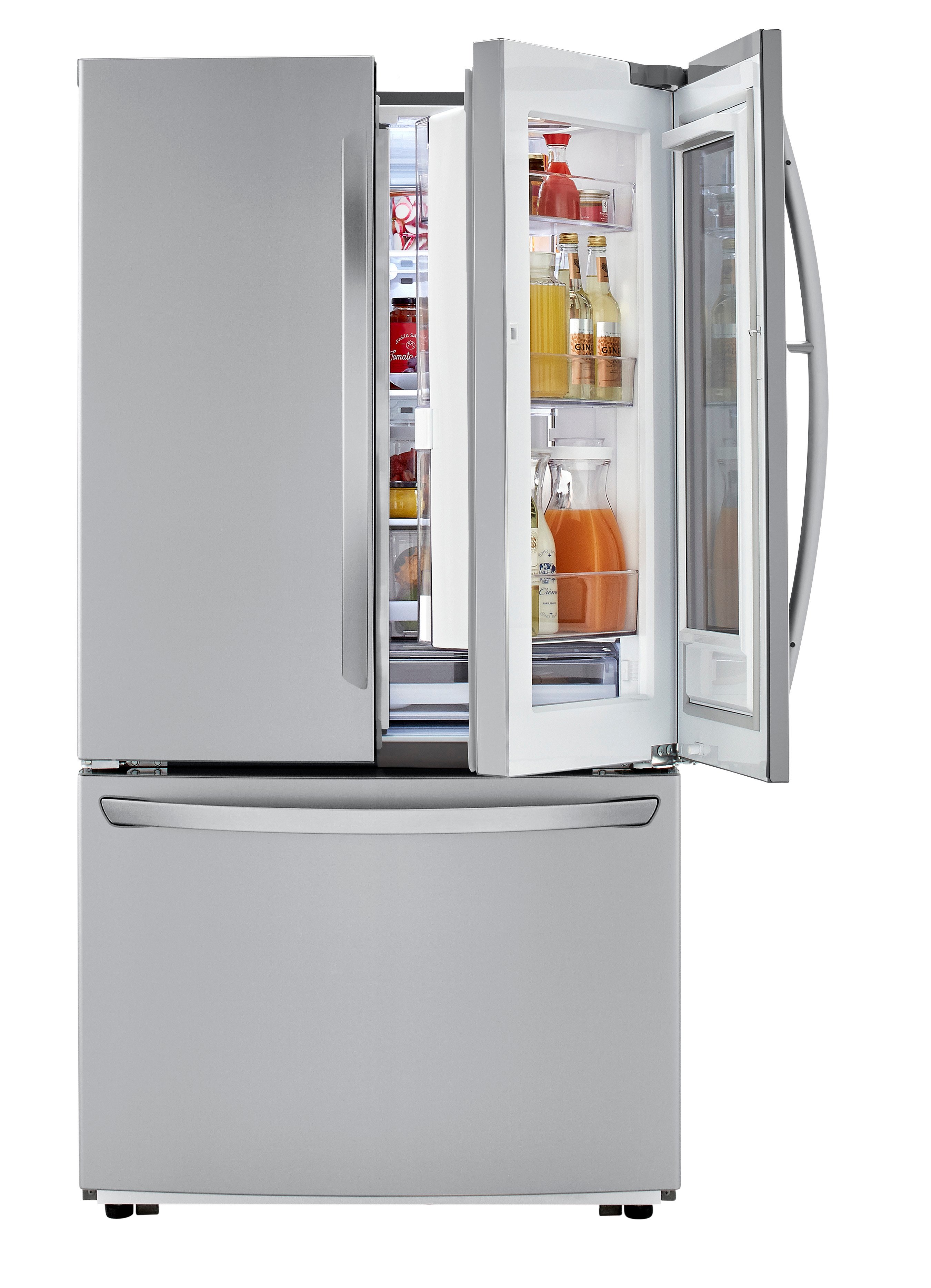 LFCC23596S LG 22.6 cu ft French Door Refrigerator with Door-in-Door Access - 36 W Stainless Steel-4