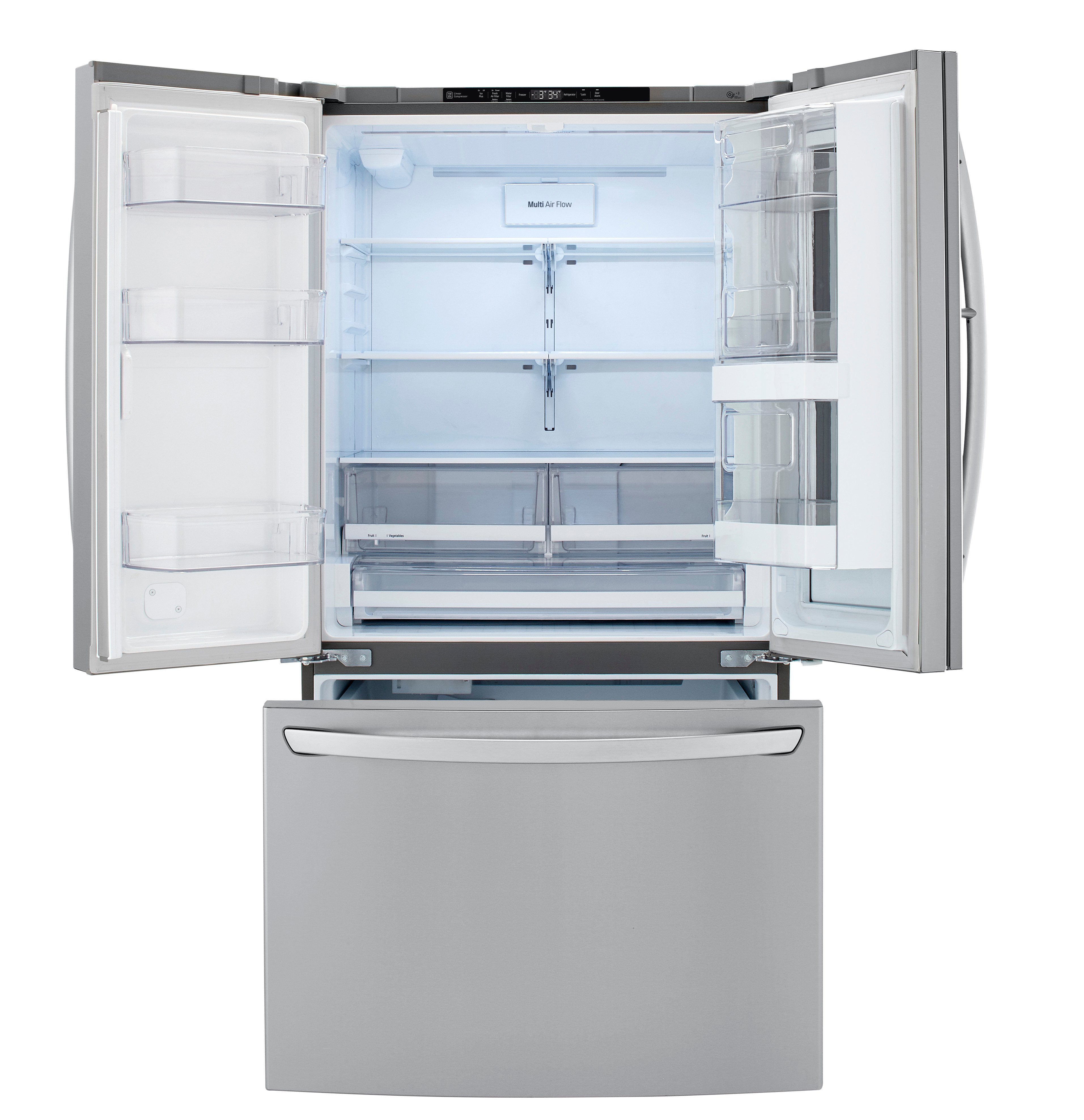 LFCC23596S LG 22.6 cu ft French Door Refrigerator with Door-in-Door Access - 36 W Stainless Steel-5