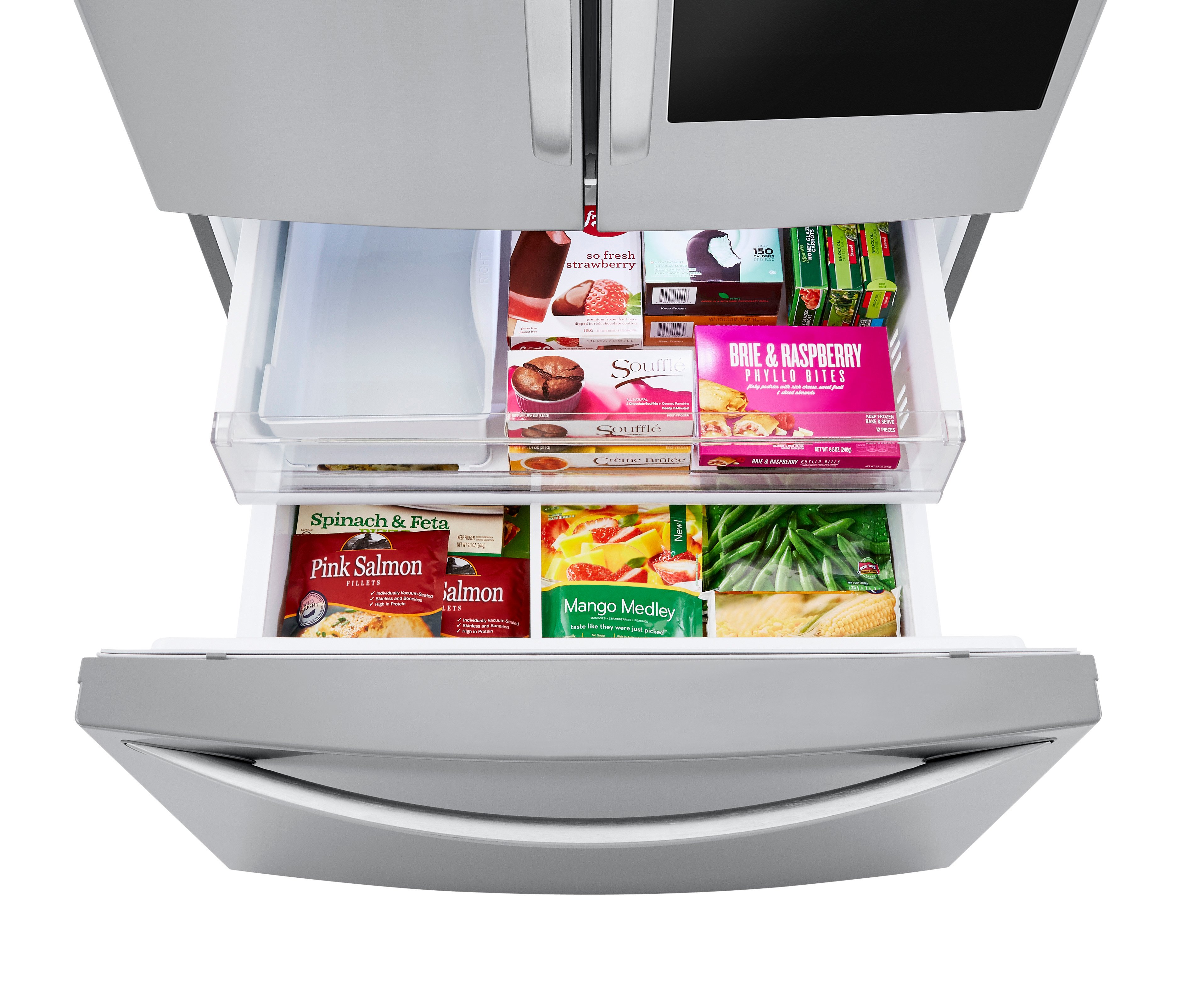LFCC23596S LG 22.6 cu ft French Door Refrigerator with Door-in-Door Access - 36 W Stainless Steel-7