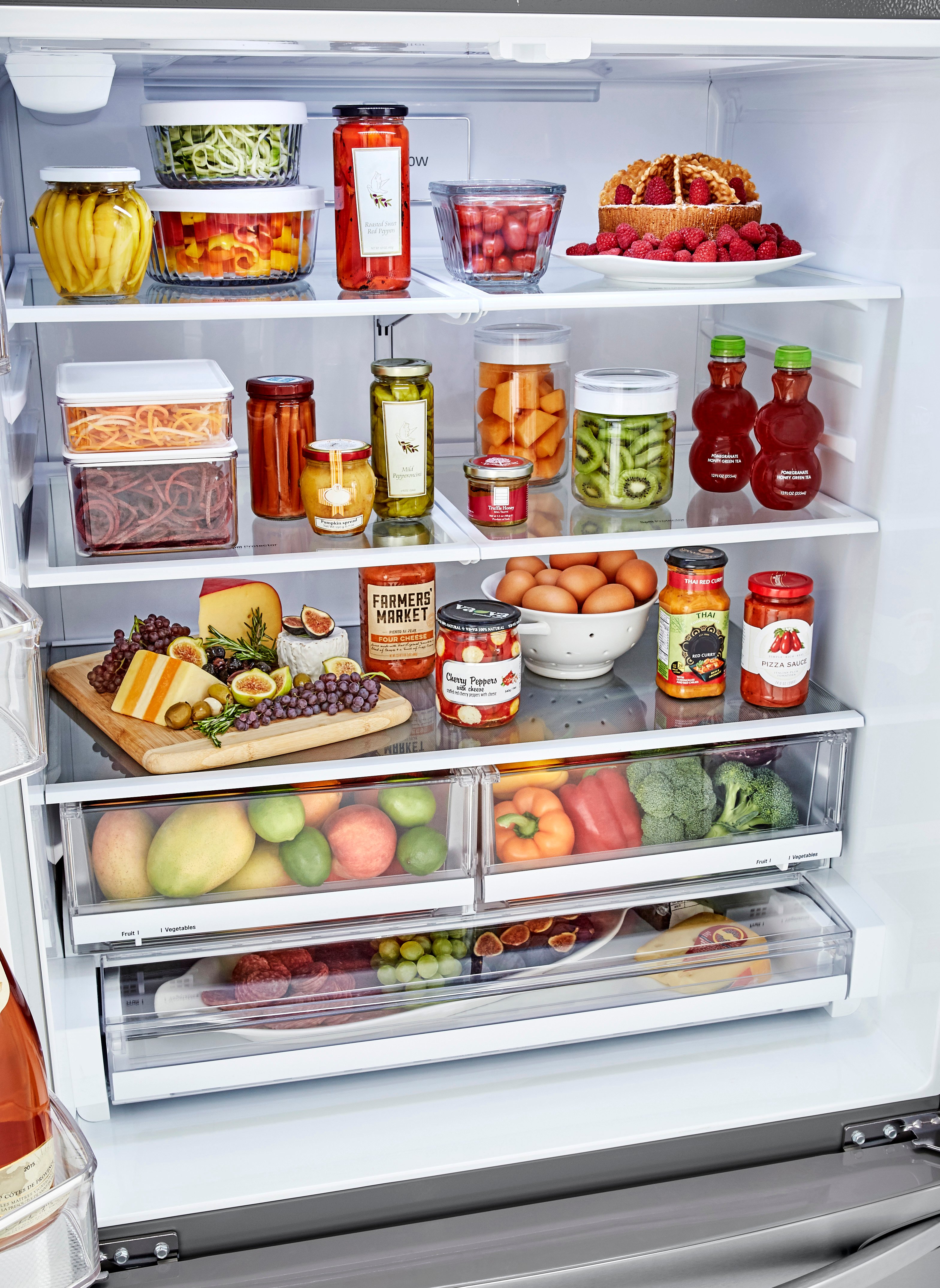 LFCC23596S LG 22.6 cu ft French Door Refrigerator with Door-in-Door Access - 36 W Stainless Steel-9