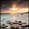 Nordic Sunset Framed Wall Art