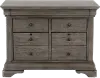 Sinclair Ash Gray Filing Cabinet