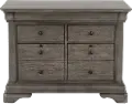 Sinclair Ash Gray Filing Cabinet