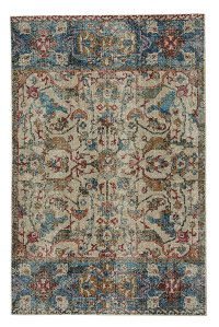 3824RS05000800610 5 x 8 Medium China Blue Area Rug - Banaz-Manisa