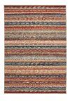 3460RS07101100960 8 x 11 Large Red and Blue Striped Area Rug - Jules-Gabbeh