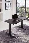 Black Sit and Stand Desk - Streamline