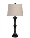 Oil Rubbed Bronze Table Lamp with USB Port