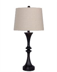Oil Rubbed Bronze Table Lamp with USB Port