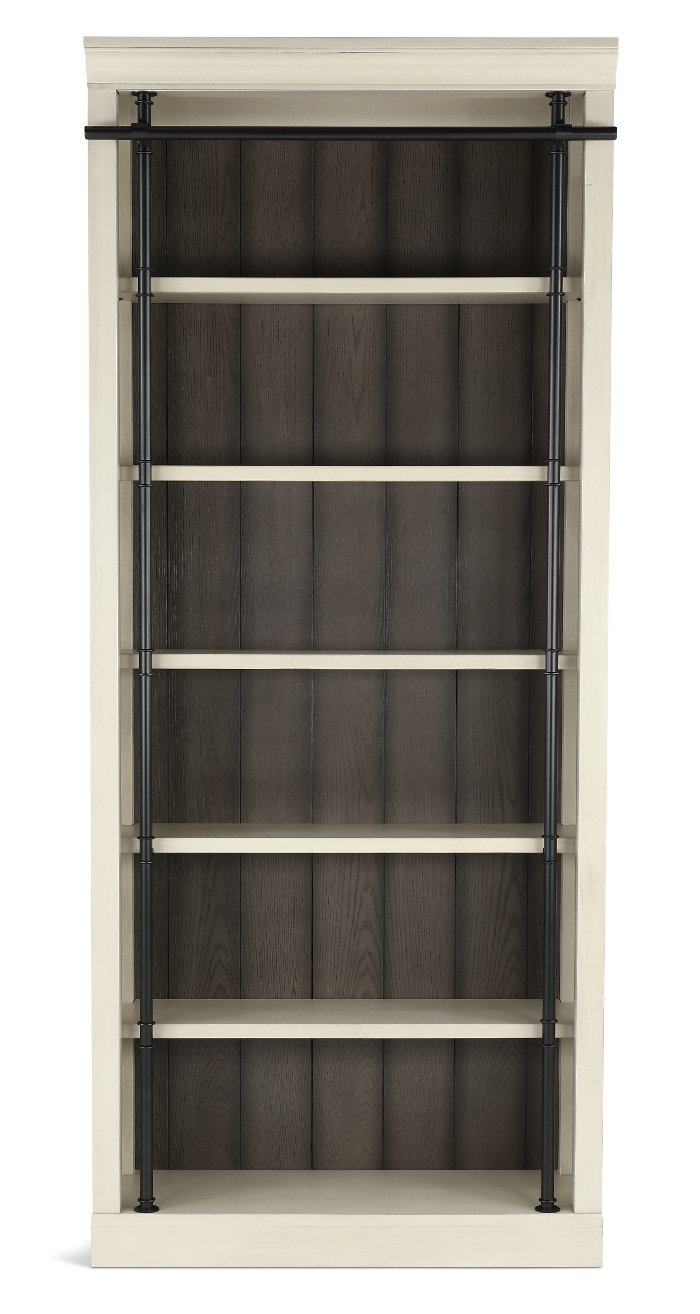 Country Chic 94 White Bookcase - Toulouse