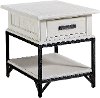 White End Table with Drawer - Brandon Creek