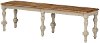 Farmhouse Cream Dining Room Bench - Daisi