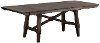Rustic Dark Brown Dining Room Table - Northern Hawk