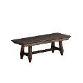 Rustic Dark Brown Dining Bench - Northern Hawk