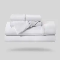 BGS21AWFT Bedgear White Hyper Cotton Twin Bed Sheets