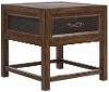 Branson Rustic Buckeye Brown End Table
