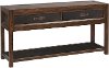 Branson Rustic Buckeye Brown Antique Sofa Table